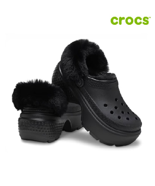 [크록스] 스톰프 라이닝 클로그 208546-001 M7W9